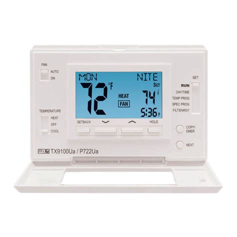 Lux-Products-P722Ub-Thermostat-User-Manual